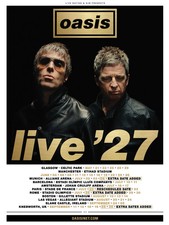 Oasis Live '27 World Tour Poster picture