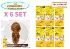 CIELO HOYU HAIR MOUSSE COLOR #1C MUCH LIGHTER CARAMEL BROWN X 6 SET picture