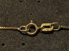 Vintage Estate Italian 14k 585 Yellow Gold Chain Necklace 19.5