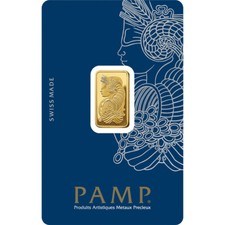 5 gram Gold Bar - PAMP Suisse - Fortuna - 999.9 Fine in Sealed Assay picture