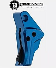Tyrant Designs I.T.T.S. Trigger for Glock 19-41 Gen 3-4 Blue Black picture