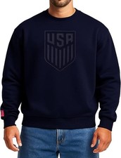 Icon Sports Officially Licensed US Soccer Federation Crew Neck - Unisex Adult L picture
