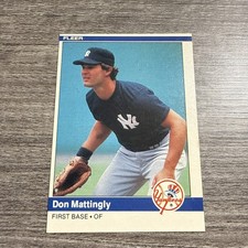 1984 Fleer - Don Mattingly #131 (RC) Razor Sharp Pack Fresh picture