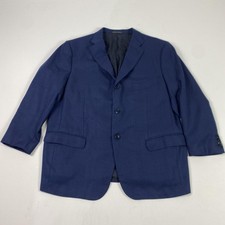 Isaia Gianluca Napoli Sport Coat Mens 40R Navy Wool Blazer Italy Neiman Marcus picture
