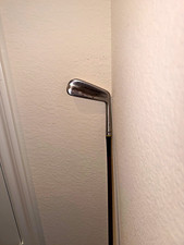Vintage Burke Hickory Wood Shaft Putter Golf Club Right Handed Chrome Steel picture