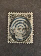 U. S. Scott 73 Bullseye Cancel, Not Hinged picture