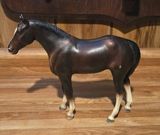 Vintage 1970s Traditional Quarter horse yearling 101 liver Chestnut brown Breyer picture