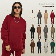 Men's Fleece Pullover Sweater 350GSM Plain picture