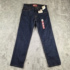 Arizona Jeans Co Mens Slim Straight Jeans 29x29 Flex Denim Dark Rinse Blue NWT picture
