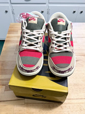 Nike SB Dunk Low Men’s Low Top Canvas Lace Up Sneakers Freddie Krueger picture