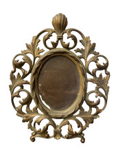 Antique Victorian Picture / Mirror Table Frame Cast Iron picture