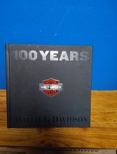100 Years of Harley Davidson, Willie G. Hardcover Book  picture
