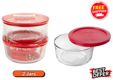 Pyrex Simply Store 4 Cup Glass Bowl Value Pack, Set of 2 - picture