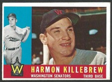1960 Topps #210 Harmon Killebrew - Washington Senators - VGEx picture