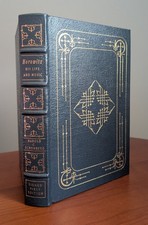 Horowitz His Life and Music Harold Schonberg SIGNED Easton Press Leather 1992 picture