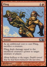 Magic the Gathering MTG Fling (134) Magic 2012   LP picture