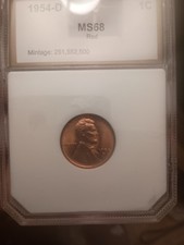 1954 d wheat penny error picture