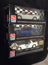 AMT ERTL 1:25  /  2 -1996 Chevrolet Corvettes, 1-1997 Camaro / Lot of 3 picture