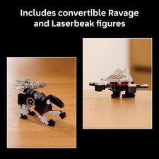 LEGO Icons Transformers Soundwave Building Kit with Ravage and Laserbeak picture