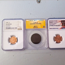 2 NGC & ANACS Certified US 1C 1989 VG 1789 AG3 2013 GEM BU picture