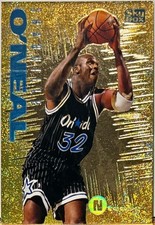 SkyBox 1994-95 Emotion Ntense Insert Shaquille O'Neal #7 Orlando Magic NBA 🔥 picture