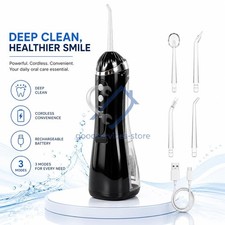 New Cordless Water Flosser Dental Oral Irrigator Travel Teeth Cleaner Floss Pick picture