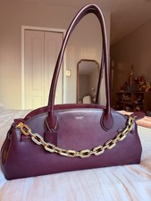 Coach Empire Carryall Bag 34 Merlot With Link Chain picture