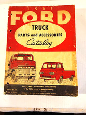 Ford Truck Catalog Book 1961 Parts and Accessories, Classic Truck Restoration picture
