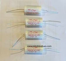 FOUR 4X Mundorf MCap 250 VDC CLASSIC Cap Capacitor 4.7uf 4.7 uf  picture