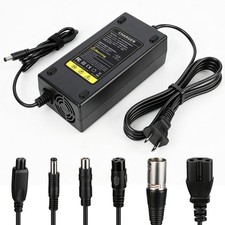 NEW 54.6V 2A Fast Charger for 48V Lithium Battery, 6 in 1 Plugs, overcharge - US picture