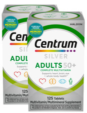 2pk Centrum Silver Adults 50 Plus Multivitamin With Vitamin C, D & E, 125 Count picture