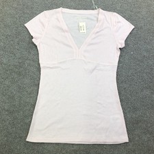 Aeropostale Seriously Soft Shirt Womens XL Pink V Neck Short Sleeve Baby Tee picture