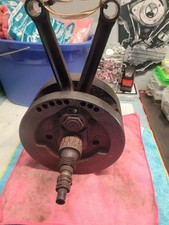 1963 FL Panhead Crankshaft Assembly OEM Knucklehead Flathead Vintage Chopper picture
