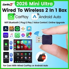 CarlinKit Mini Ultra Wireless Adapter for Wired CarPlay & Android Auto 5.8GHz picture