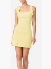 Elliatt Trompe Floral Sleeveless Minidress in Yellow picture