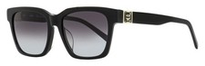 MCM Rectangular Sunglasses MCM713SA 001 Black 55mm picture