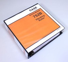 Case 752B Vibrating Roller Service Technical Manual Repair Shop In Binder picture