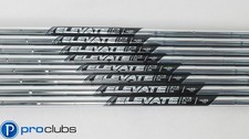 NEW TRUE TEMPER ELEVATE ETS 115 REGULAR FLEX STEEL IRON SHAFTS 3-PW .355 TIP picture