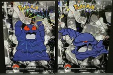 GRIMER X MUK - POKEMON BLACK DARK CRYSTAL CARD COLLECTION HOLO picture