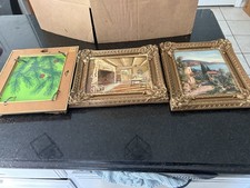Vintage Ornate Gold Picture Frames Set of 3 10x12 Fits 8x10 Baroque Rococo picture