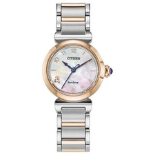 Citizen Women's Classic Eco-Drive Silver Stainless Steel Watch 26 MM EM1136-87D picture