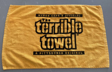 Vintage Pittsburgh Steelers Terrible Towel Myron Cope Official McArthur 1990s picture