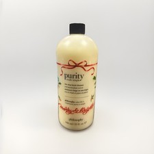 Philosophy PURITY One-Step Facial Cleanser- 32 fl oz  HOLIDAY sealed+pump new picture