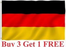 3x5 German Germany West Germany  Nylon / Poly Blend Flag 3'x5' picture