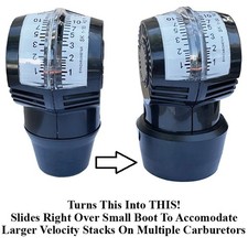 Dual Carburetor Synchronizer Adapter Boot Only For Weber, Stromberg, Solex picture
