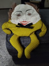 Vintage Humpty Dumpty Mustard Polka Dot Beanbag Doll picture