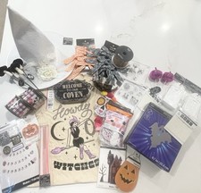 Huge Lot Of Girly Witch Halloween Items & Decor Party DIY Spooky picture