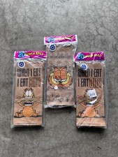 NOS Vintage Garfield The Cat Lunch Bags Made In USA Jim Davis Odie | NEW SEALED picture