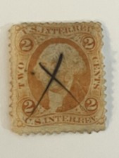 Rare Extremely Must Have Cancellation. “Lady X”. 2 Cent Int.. picture