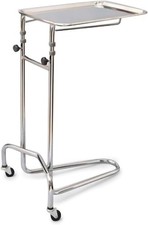 Drive Medical 13045 Double Post Mayo Instrument Stand Adjustable Height 32.5